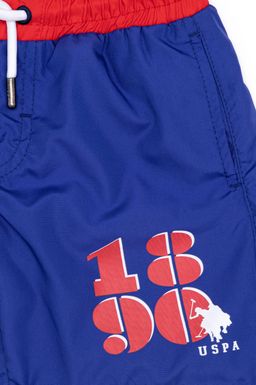 Синие морские шорты для мальчика - U.s. polo assn фото 3