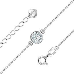 Браслет, куб.циркон., Л-26266