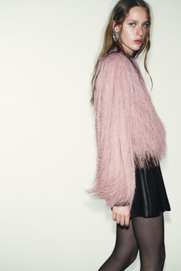 FRINGED BOMBER JACKET - Zara фото 14