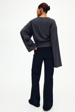 Top fruncido de punto - H&m фото 4