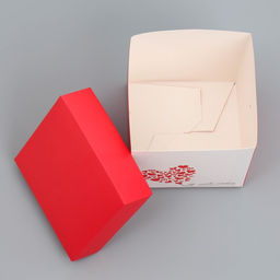 Цена за 2 шт. Коробка подарочная складная, упаковка, «Люблю тебя», 10×10×10 см