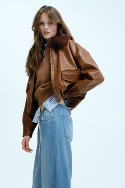 Pantal?n denim con cord?n de ajuste - H&m фото 5