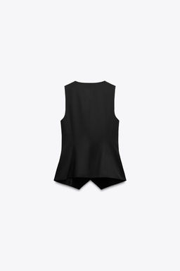 FITTED WAISTCOAT TOP - Zara фото 6