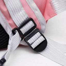 Рюкзак для переноски животных, прозрачный, 31 х 28 х 42 см, розовый - Пижон фото 5