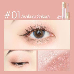 ZEESEA Тени для век кремовые Glitter Liquid eye shadow тон 01, 2.8 г