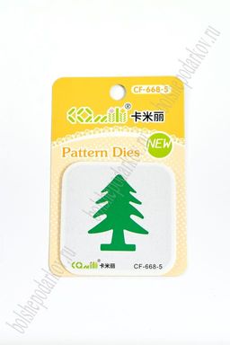 Трафарет для тиснения и вырубки Ёлочка (SF-3490)