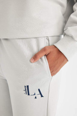 DeFactoFit Спортивные штаны стандартного размера для бега свободного кроя с двумя карманами NBA Los Angeles Lakers  фото 8