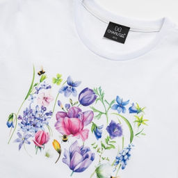 Футболка из 100% хлопка Великолепна уже утром (beautiful flowers) - Charutti фото 6