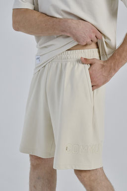 Шорты трикотажные Бежевый COMMUTE Knit Half Pants - Anta фото 3