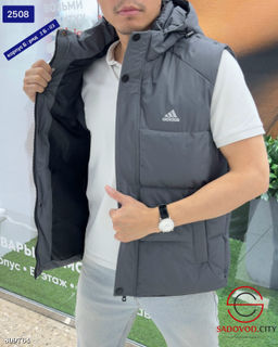 Мужской жилет, выполненный из ткани холлофайбер - Bruno фото 5