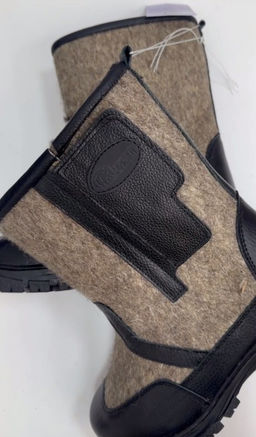 ВИДЕООБЗОР Сапоги мужские войлочные Мансур, на липучках, литая подошва - Мирунт фото 5