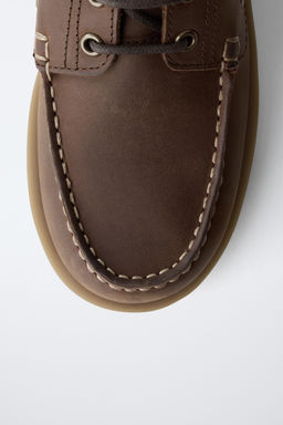 STORIESZ - N?UTICO PIEL / Marr?n - Zara фото 6