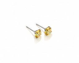 Серьги-гвоздики PR1469 -6 желтый