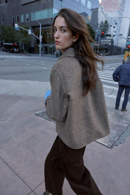 SHORT WOOL COAT - Zara фото 13