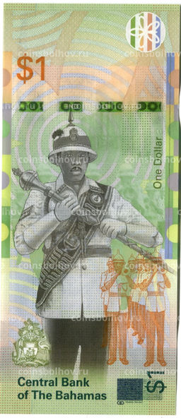 Банкнота 1 доллар 2024 года Багамские Острова