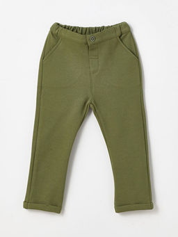 Beli Lastikli Erkek Bebek Pantolon