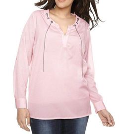 Блузка, розовая - Ashley brooke фото 6