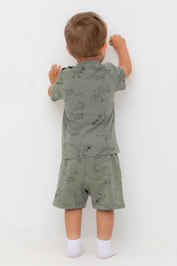 КР 400666/зеленый чай,динозавры к552 шорты д/мал яс