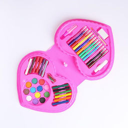 Набор для рисования Самая модная в форме сердца, 41 предмет - Школа талантов фото 2