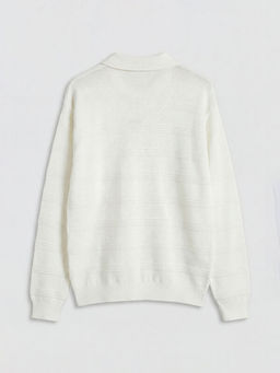 Polo Yaka Erkek ?ocuk Triko Kazak