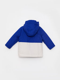 Kap??onlu Uzun Kollu Renk Bloklu Erkek Bebek Mont - Waikiki фото 2