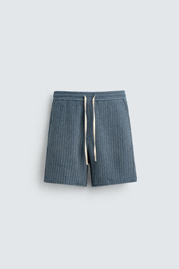 JACQUARD TEXTURED BERMUDA SHORTS - Zara фото 7