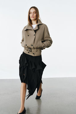 FALDA ASIM?TRICA ZW COLLECTION / Negro - Zara фото 6