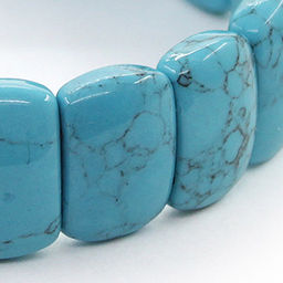 Браслет Лео-мини бирюза голубая (имитация) - Agat77 фото 5