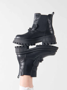 Ботинки 358.5511bl.Black/Байка