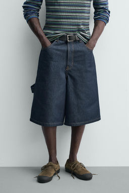 JORTS DENIM BOLSILLO BORDADO / ?ndigo - Zara фото 2