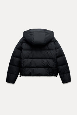 WATER AND WIND PROTECTION SHORT PUFFER ANORAK - Zara фото 23