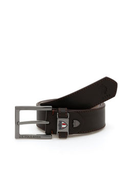 Мужской коричневый пояс - U.s. polo assn фото 3
