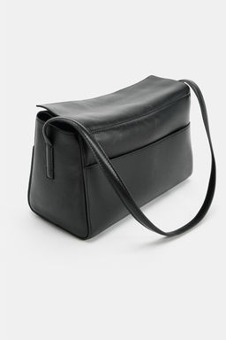 BOLSO DE HOMBRO PIEL / Negro
