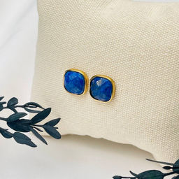 Серьги-пусеты из Лазурита