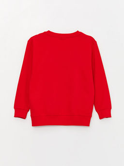 Bisiklet Yaka Y?lba?? Temal? Uzun Kollu Erkek ?ocuk Sweatshirt - Waikiki фото 2