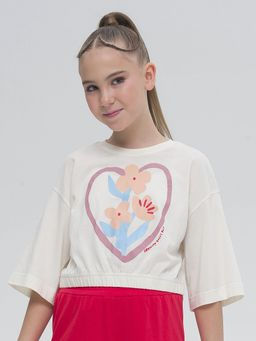 PELICAN, джемпер для девочек, Молочный