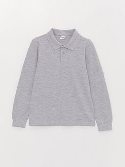 Polo Yaka Basic Uzun Kollu Erkek ?ocuk Ti??rt
