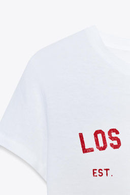 WASHED-EFFECT T-SHIRT - Zara фото 13