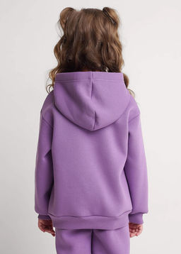 Джемпер дев. (ЧЗ) фиолет 757209/21фф_п - Clever wear фото 3