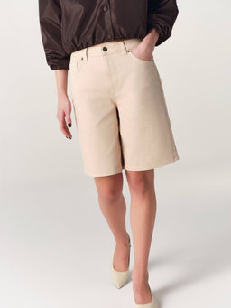 CONTE CON-885 Шорты джинсовые женские beige