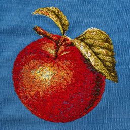 ФАРТУК ФРУТТА-ЯБЛОЧКО КЛЕТКА СИНЯЯ, 50 - Lefard фото 3