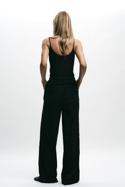 JACQUARD TROUSERS WITH CHAIN BELT - Zara фото 4