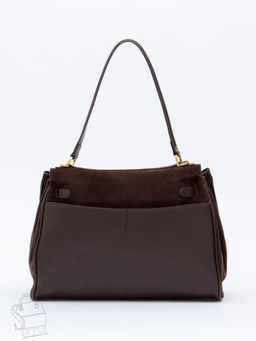 Сумка женская кожаная 2320YF d.coffee Polina&Eiterou  в Новосибирске