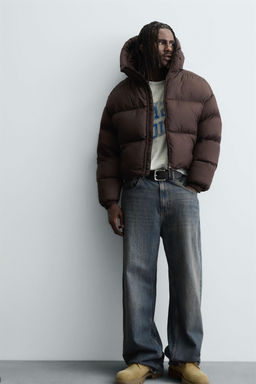 CROPPED FIT PUFFER JACKET - Zara фото 5