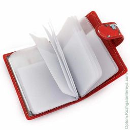 Женская кожаная визитница Sergio Valentini СВ 8084-010  фото 6