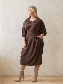 Платье 1360 коричневый - Novita фото 5