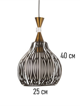 Светильник потолочный BayerLux Luise (линии), 1×40 Вт, Е27, 25×25×40 см