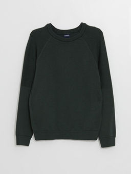 Bisiklet Yaka Basic Uzun Kollu Erkek ?ocuk Triko Kazak