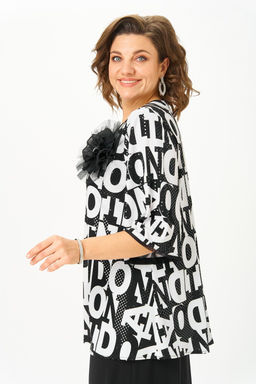 Костюм Svetlana Style 5035 черный+буквы