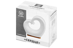 Салфетница 11*6*10,5 см "Сердце" на дер. подставке